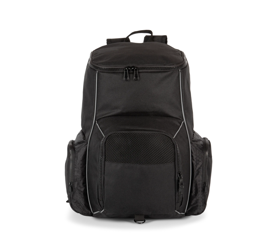 KI0176 - Sac à dos de sport recyclé avec porte-objets - Occifloc