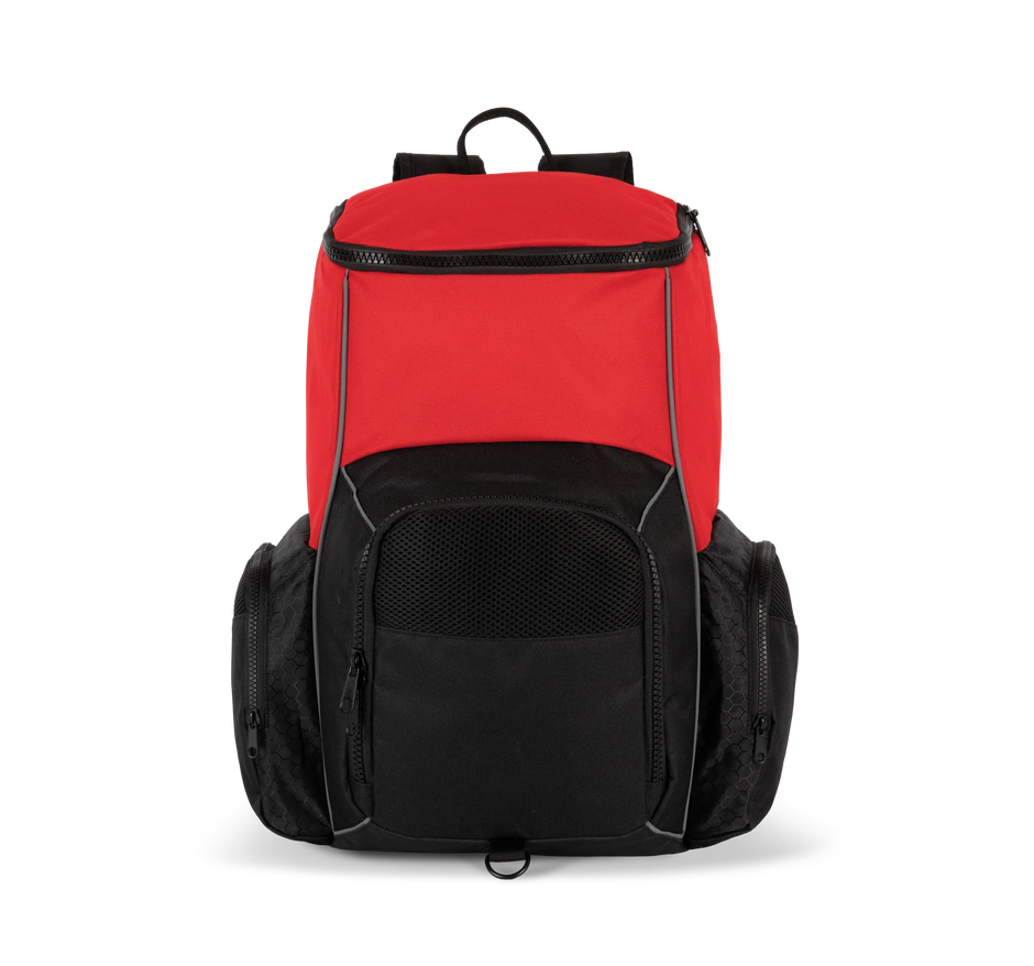 KI0176 - Sac à dos de sport recyclé avec porte-objets - Occifloc
