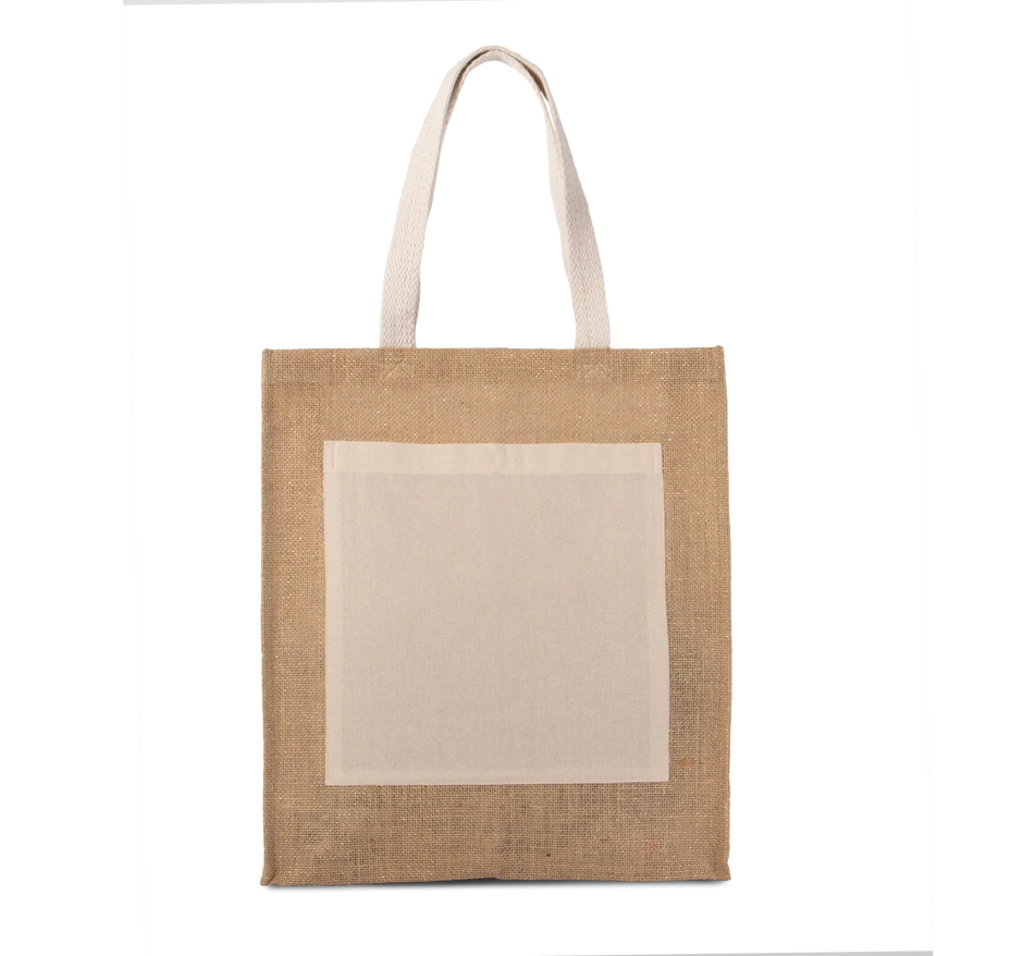 KI0221 - Sac shopping toile de jute - Occifloc