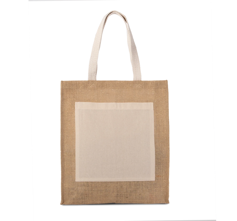 KI0221 - Sac shopping toile de jute - Occifloc