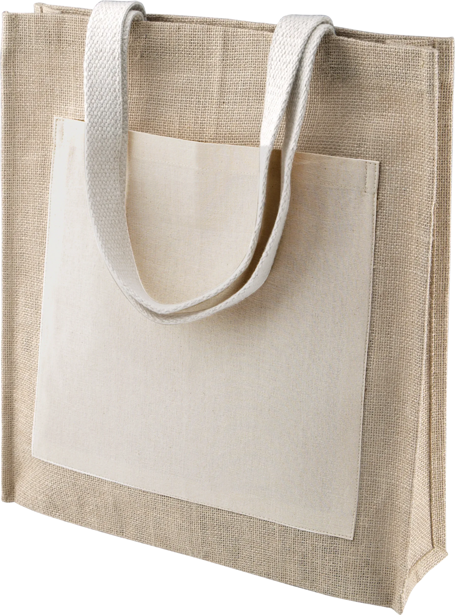 KI0221 - Sac shopping toile de jute - Occifloc