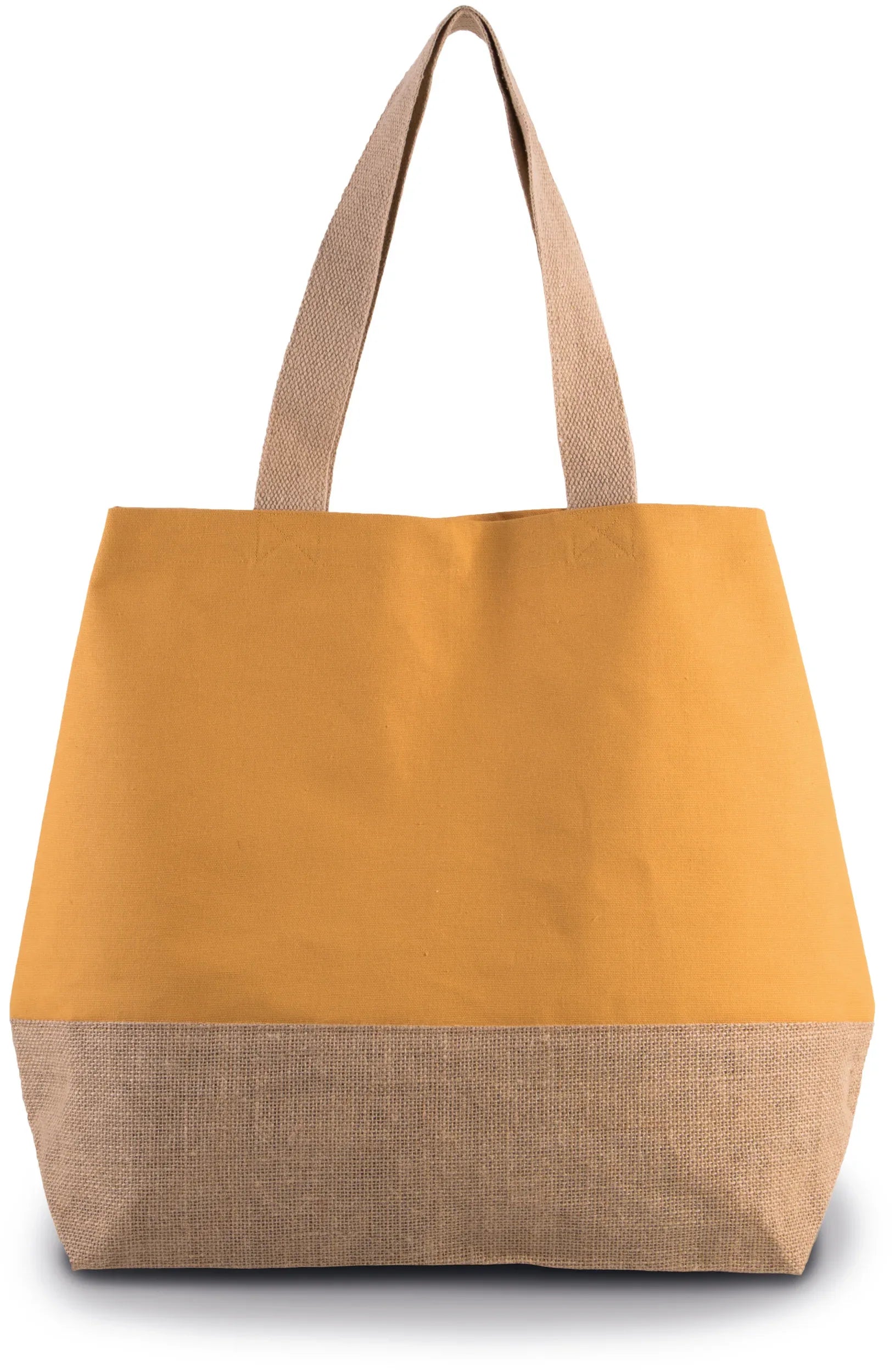 KI0235 - Sac shopping en toiles de coton et jute - Occifloc