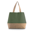 KI0235 - Sac shopping en toiles de coton et jute - Occifloc