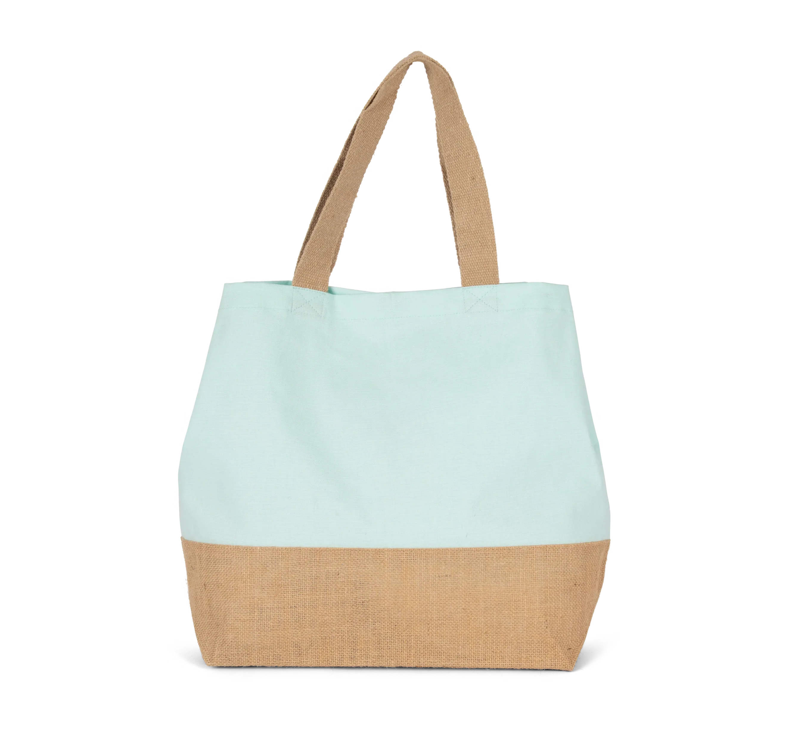 KI0235 - Sac shopping en toiles de coton et jute - Occifloc