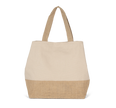 KI0235 - Sac shopping en toiles de coton et jute - Occifloc