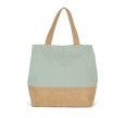 KI0235 - Sac shopping en toiles de coton et jute - Occifloc