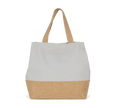 KI0235 - Sac shopping en toiles de coton et jute - Occifloc