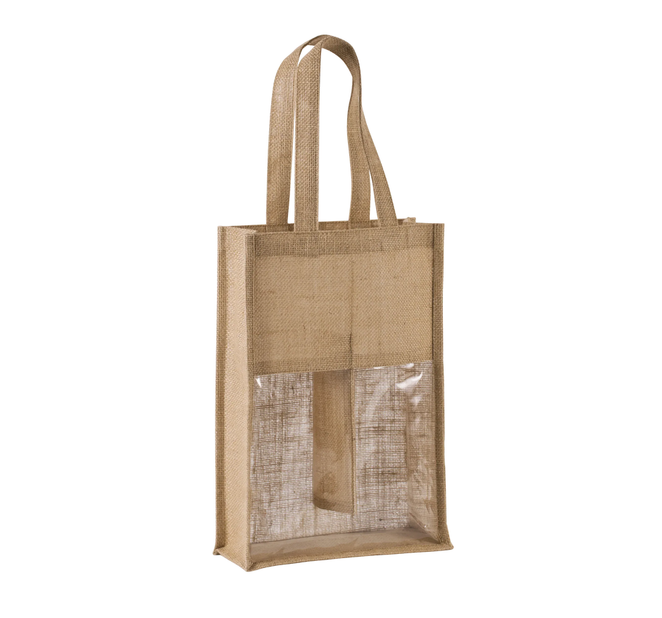 KI0268 - Sac porte-bouteilles en jute - Occifloc