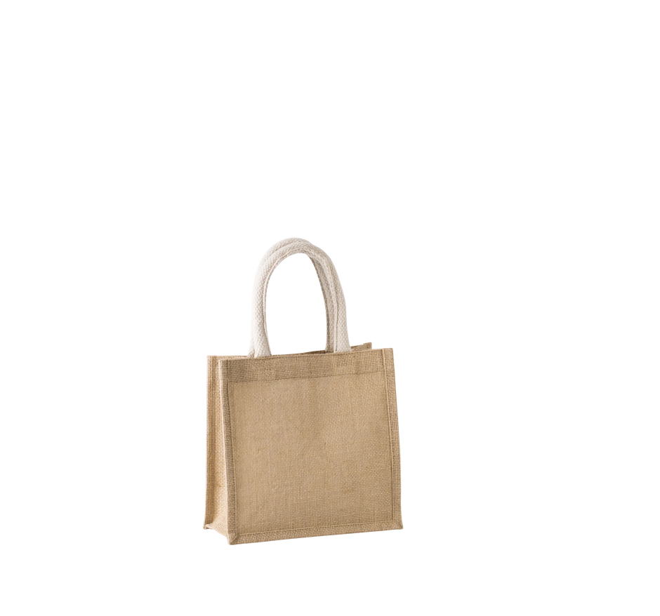 KI0272 - Sac style cabas en toile de jute - petit modèle - Occifloc