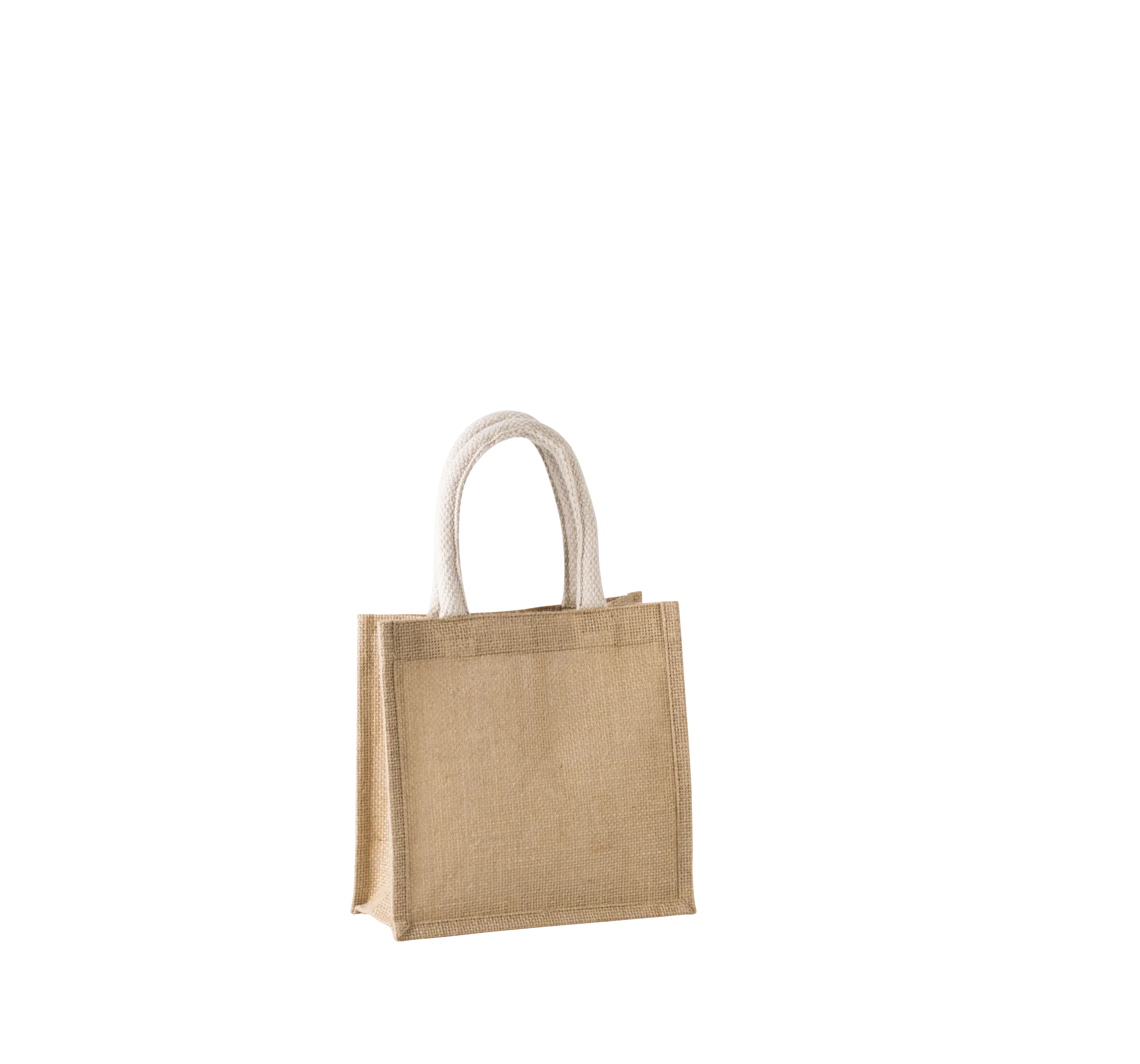 KI0272 - Sac style cabas en toile de jute - petit modèle - Occifloc