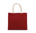 KI0273 - Sac style cabas en toile de jute - modèle moyen - Occifloc