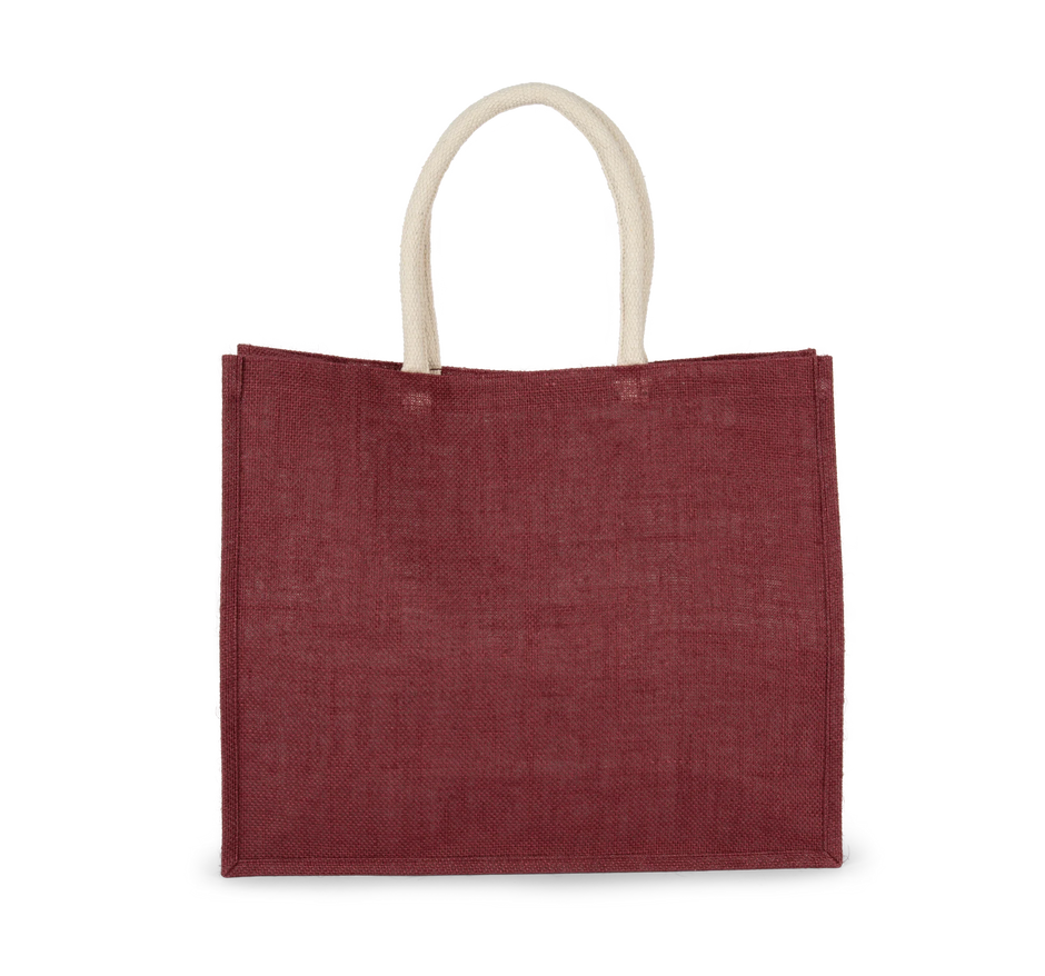 KI0273 - Sac style cabas en toile de jute - modèle moyen - Occifloc