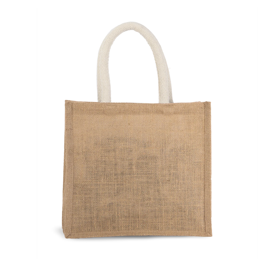 KI0273 - Sac style cabas en toile de jute - modèle moyen - Occifloc