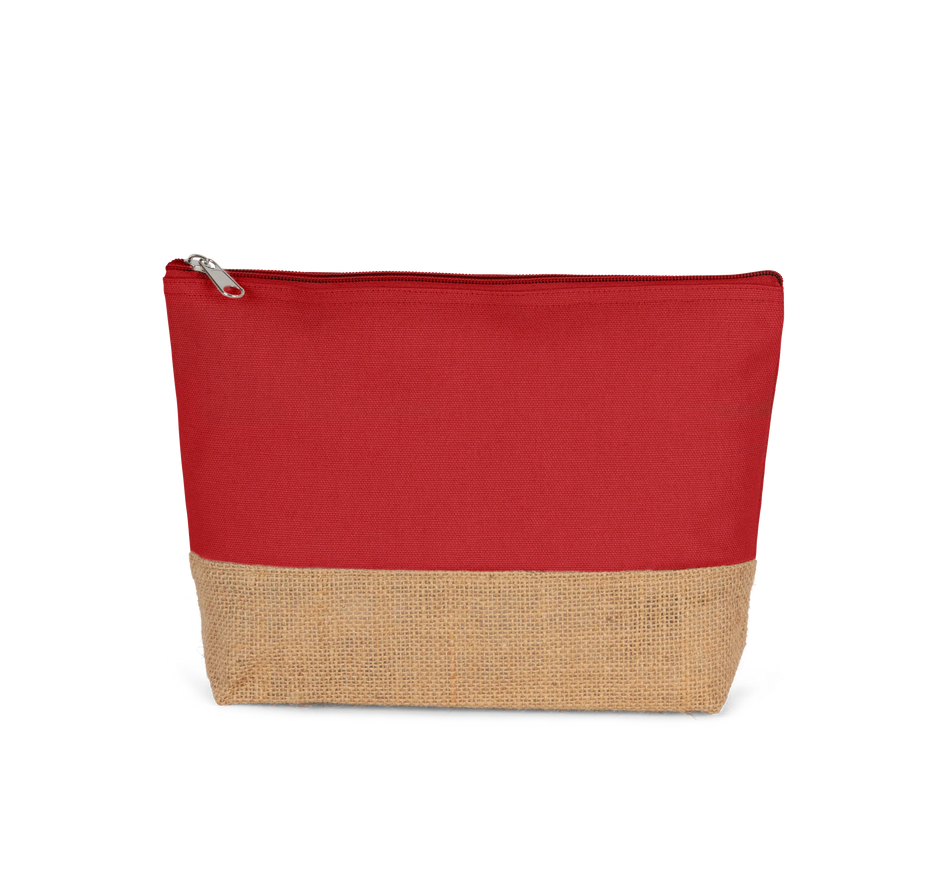 KI0276 - Pochette en toiles de coton et jute - Occifloc