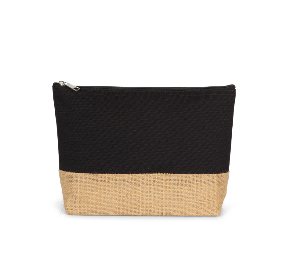 KI0276 - Pochette en toiles de coton et jute - Occifloc