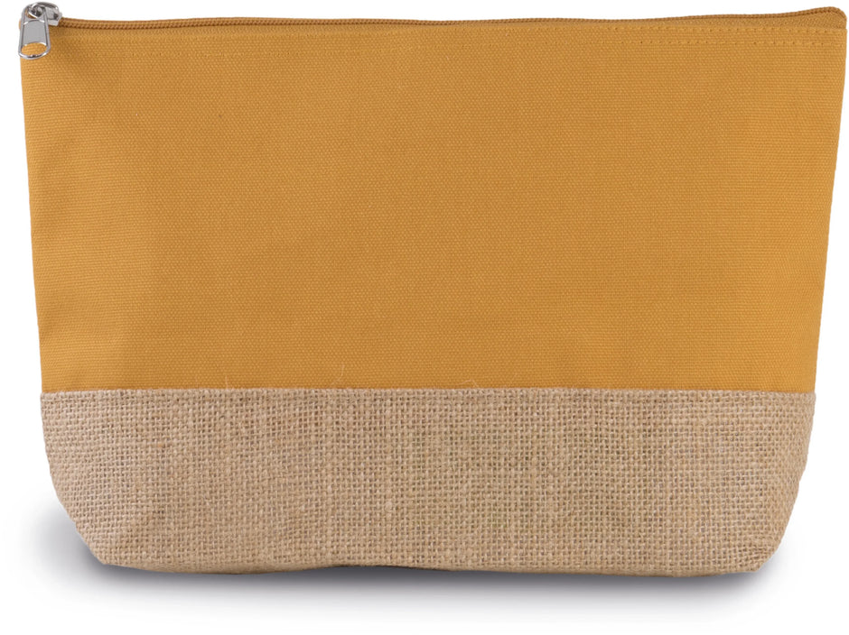 KI0276 - Pochette en toiles de coton et jute - Occifloc