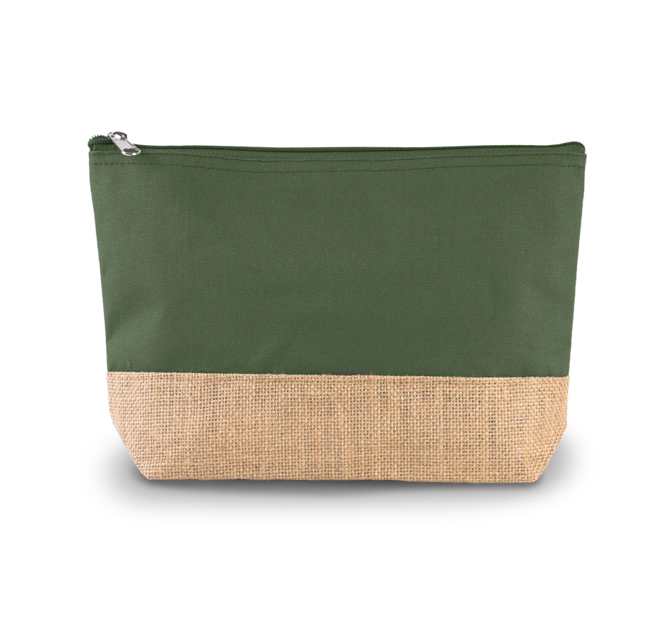 KI0276 - Pochette en toiles de coton et jute - Occifloc