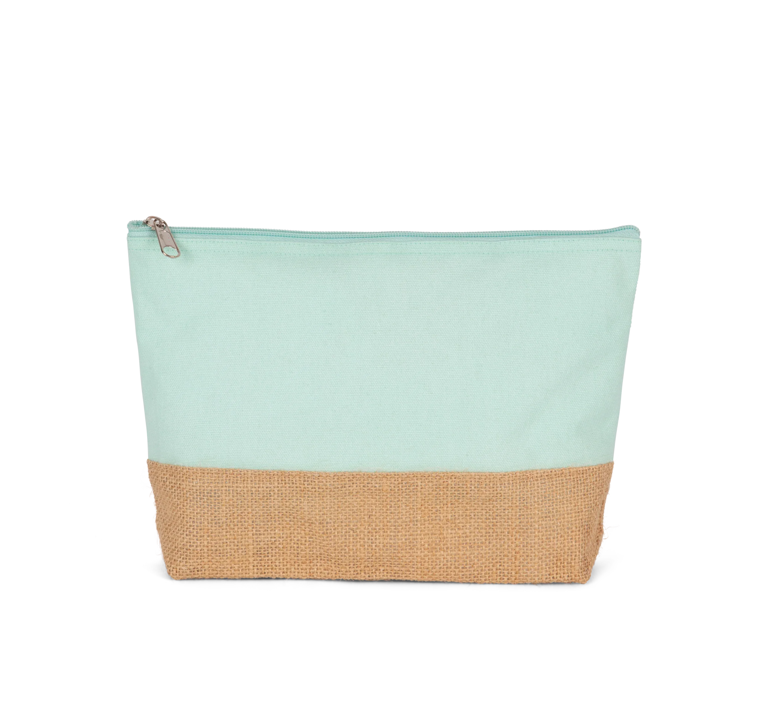 KI0276 - Pochette en toiles de coton et jute - Occifloc