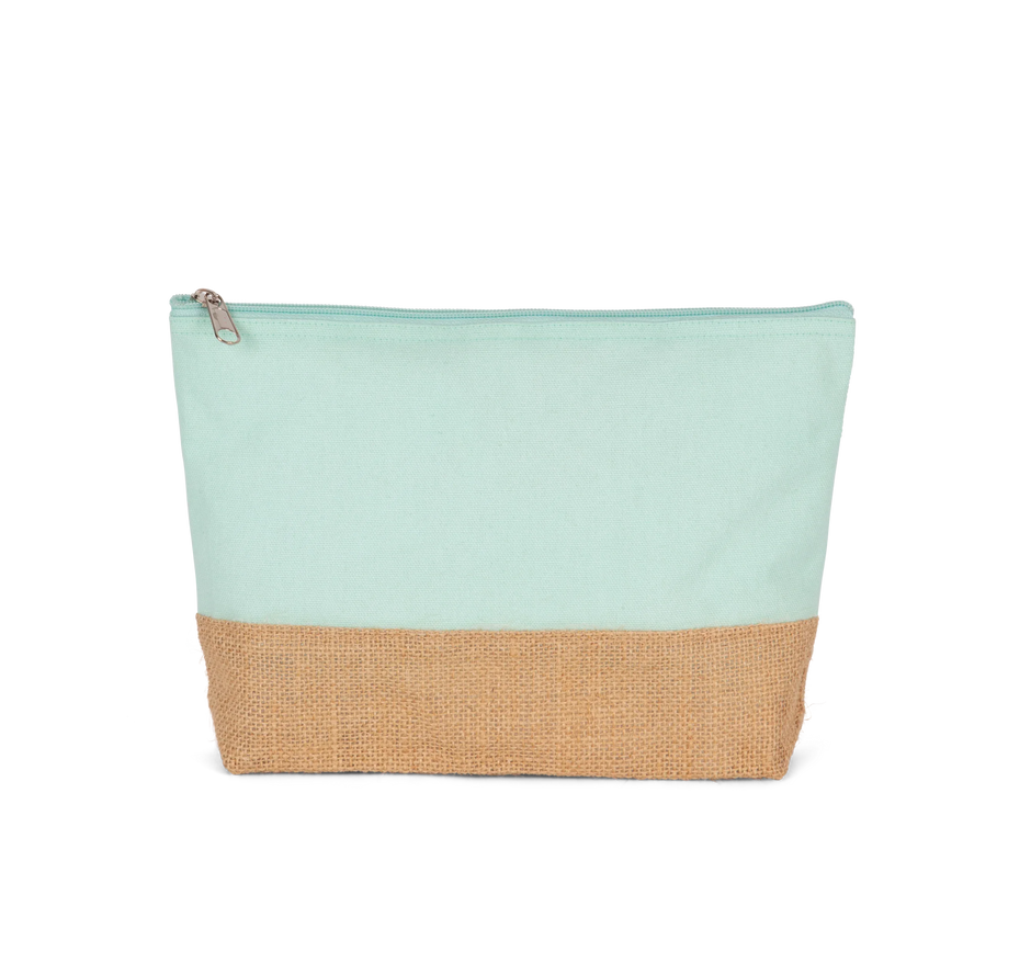 KI0276 - Pochette en toiles de coton et jute - Occifloc