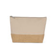 KI0276 - Pochette en toiles de coton et jute - Occifloc