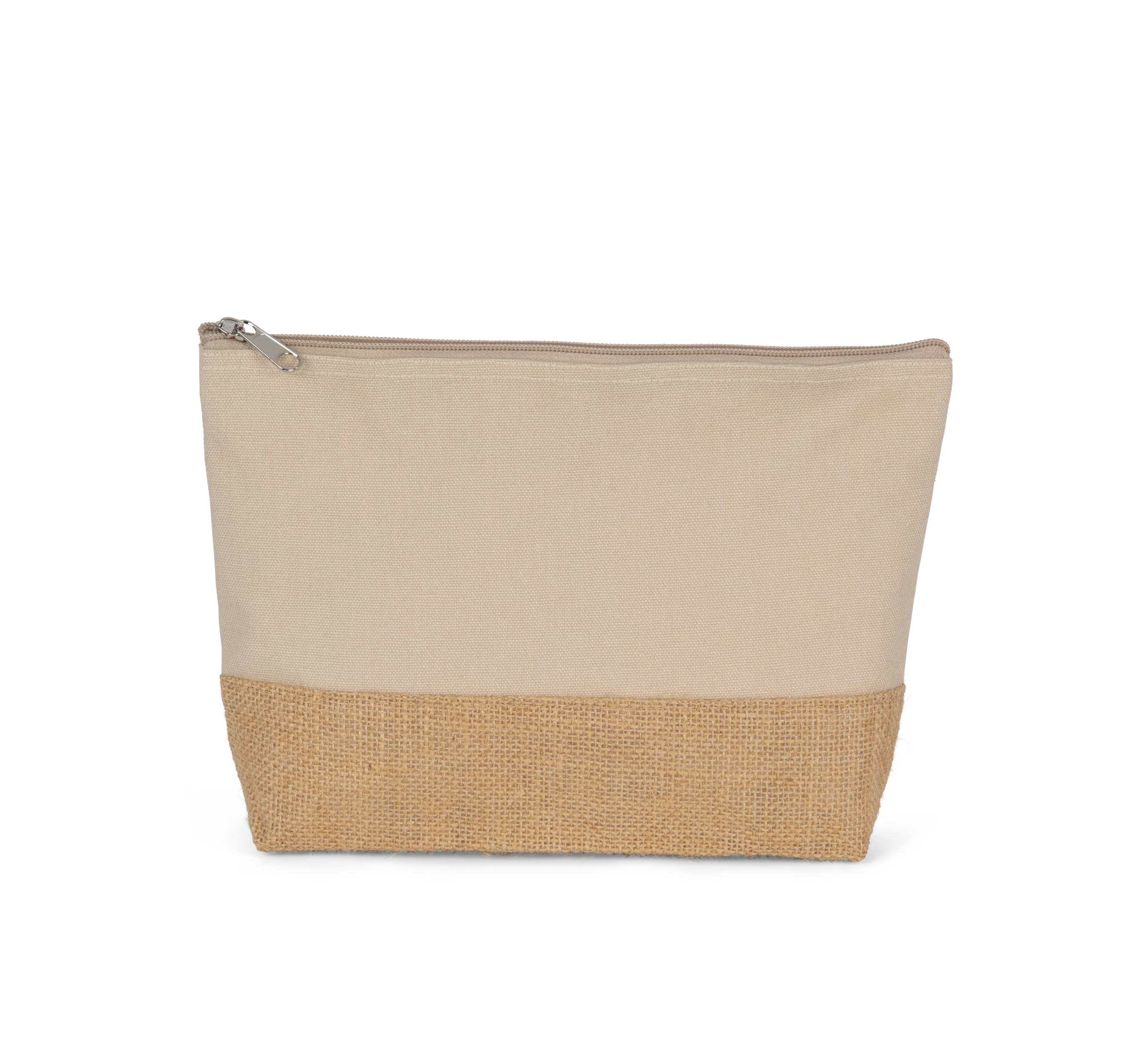KI0276 - Pochette en toiles de coton et jute - Occifloc