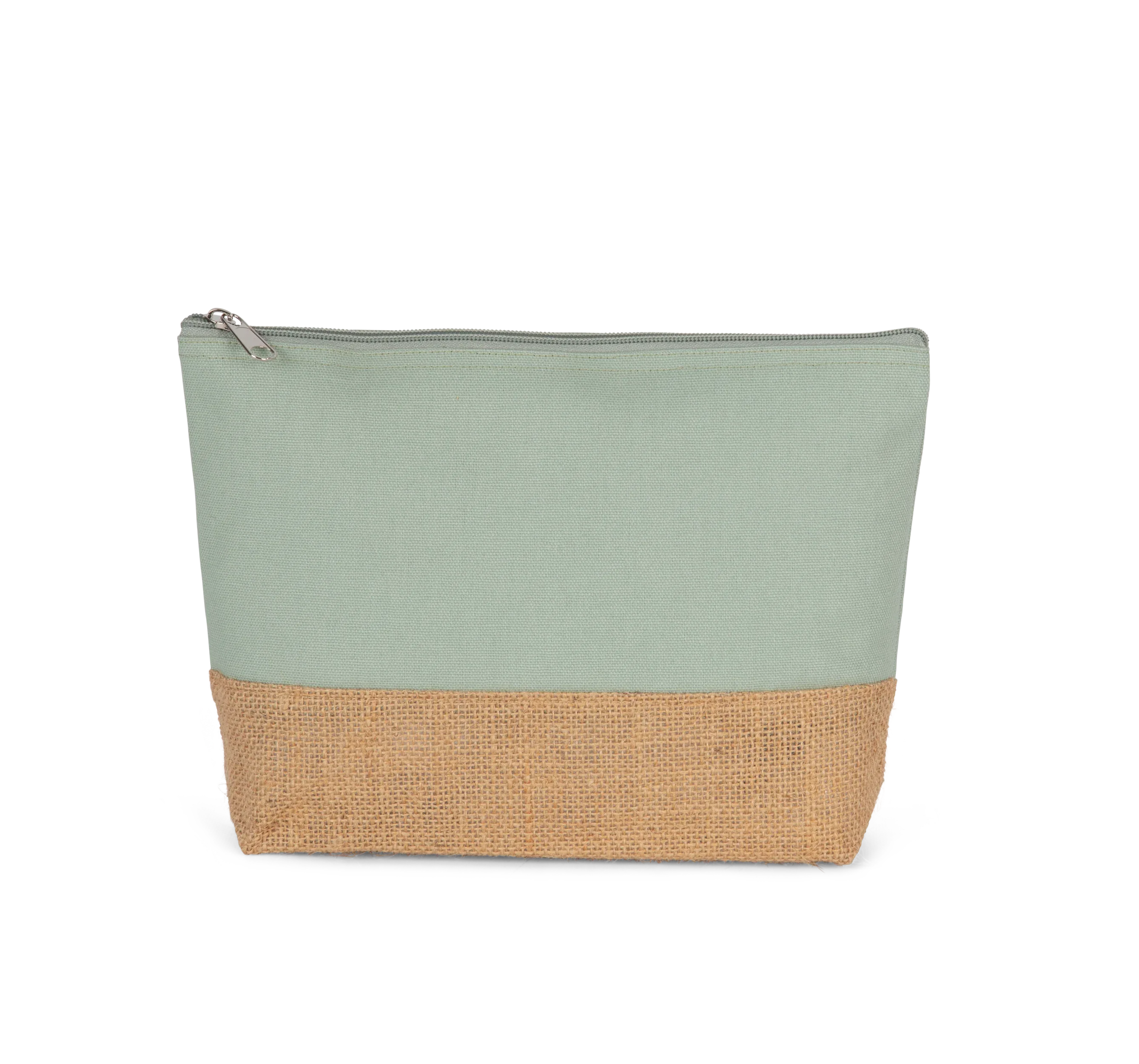 KI0276 - Pochette en toiles de coton et jute - Occifloc