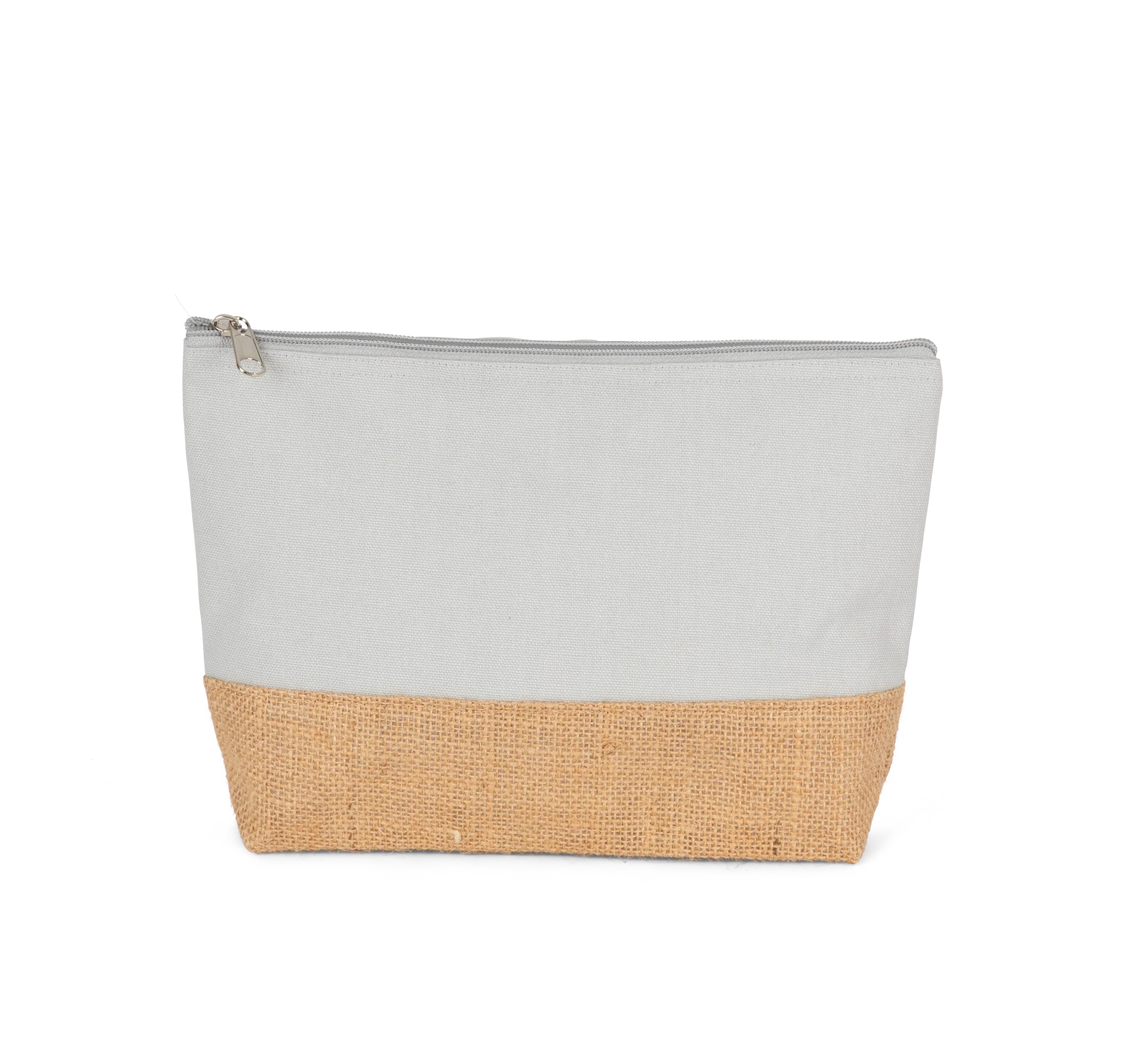 KI0276 - Pochette en toiles de coton et jute - Occifloc