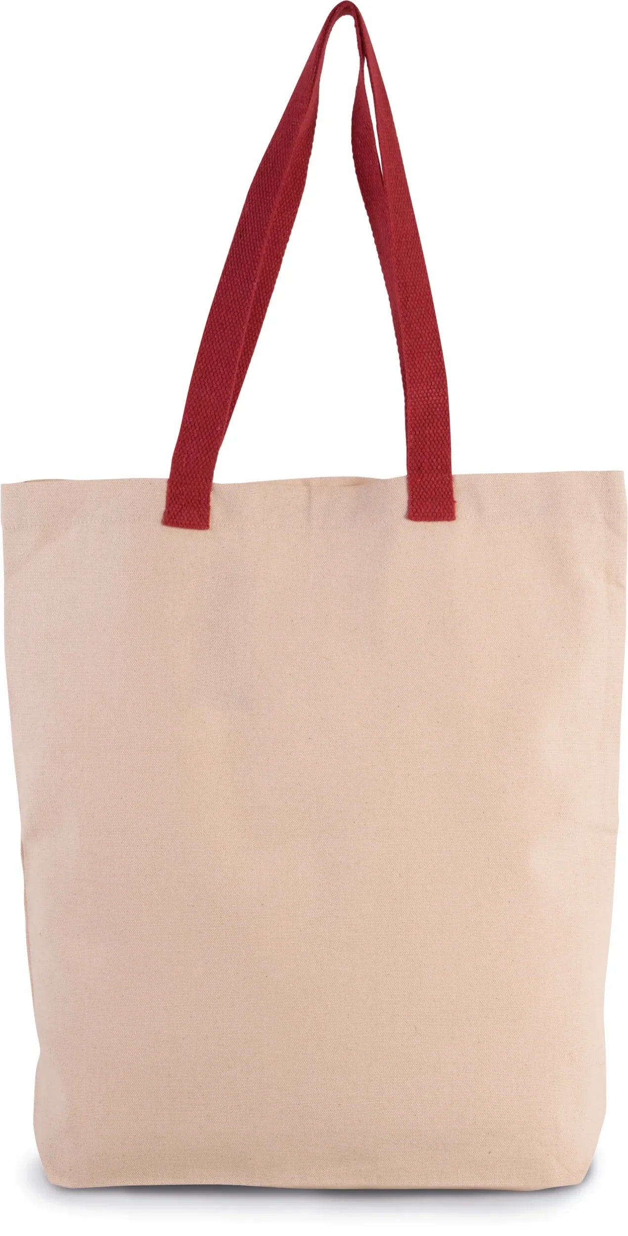 KI0278 - Sac shopping à soufflet avec poignées contrastées - Occifloc