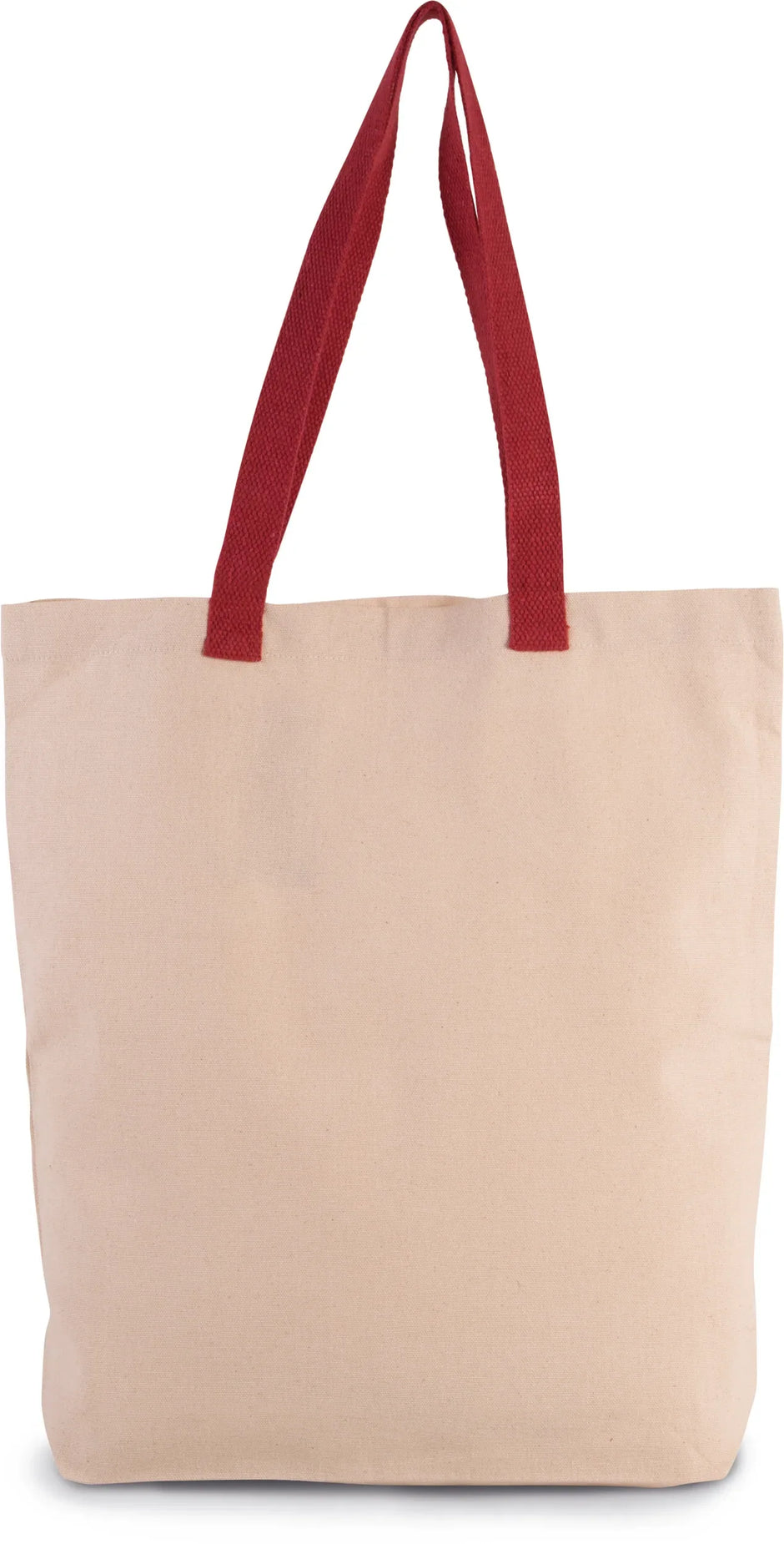 KI0278 - Sac shopping à soufflet avec poignées contrastées - Occifloc