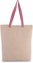 KI0278 - Sac shopping à soufflet avec poignées contrastées - Occifloc