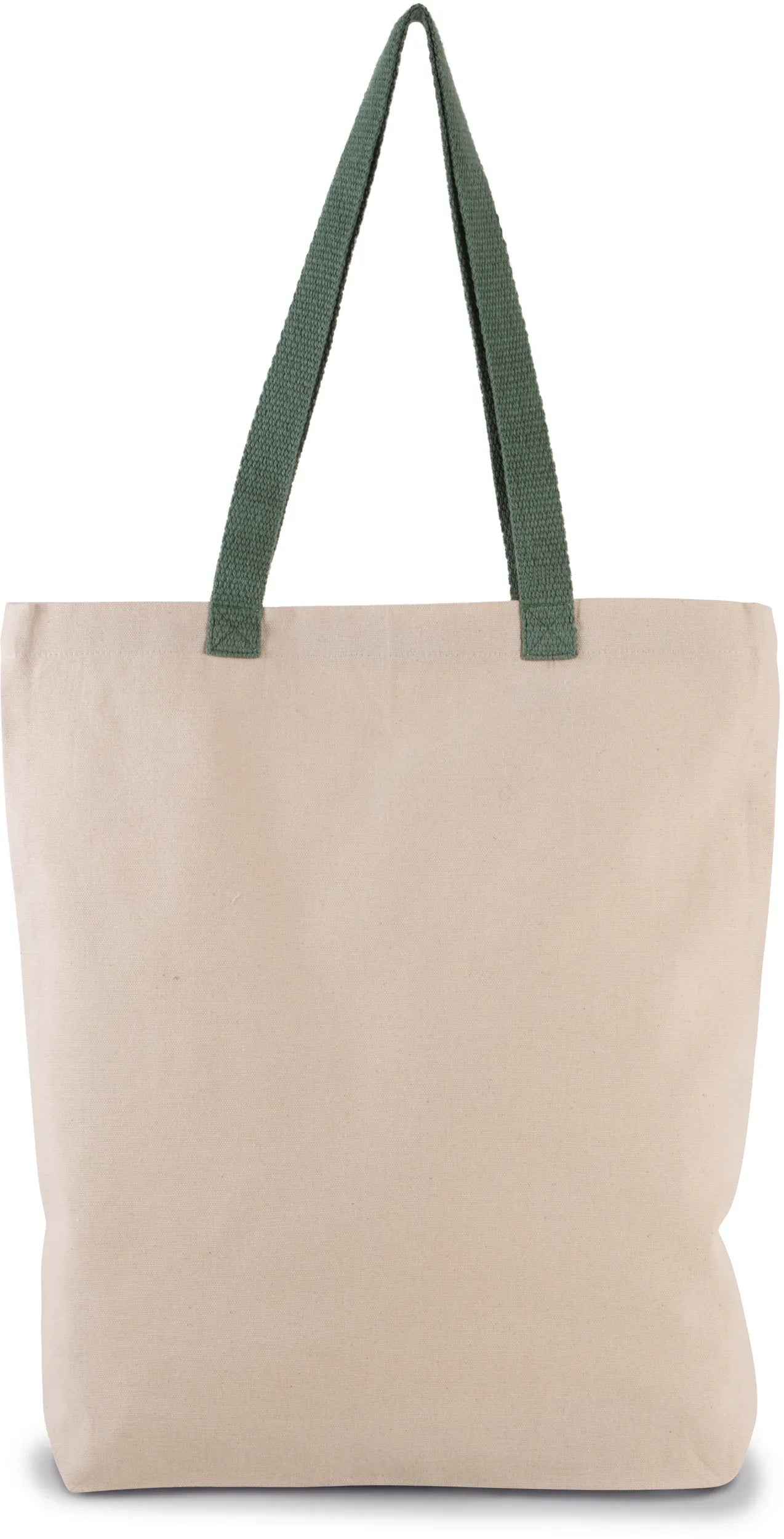 KI0278 - Sac shopping à soufflet avec poignées contrastées - Occifloc