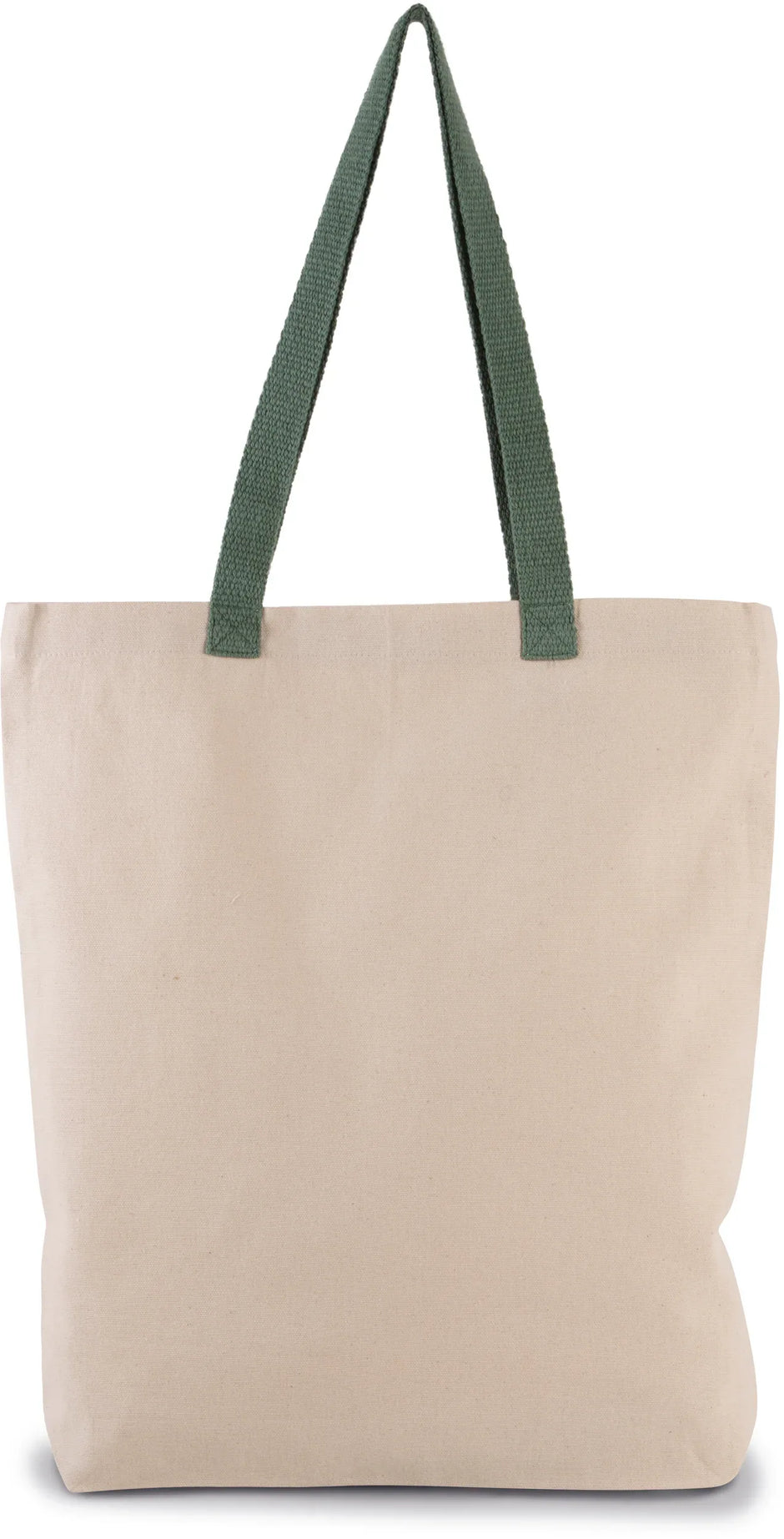 KI0278 - Sac shopping à soufflet avec poignées contrastées - Occifloc