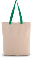 KI0278 - Sac shopping à soufflet avec poignées contrastées - Occifloc
