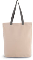 KI0278 - Sac shopping à soufflet avec poignées contrastées - Occifloc