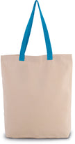 KI0278 - Sac shopping à soufflet avec poignées contrastées - Occifloc