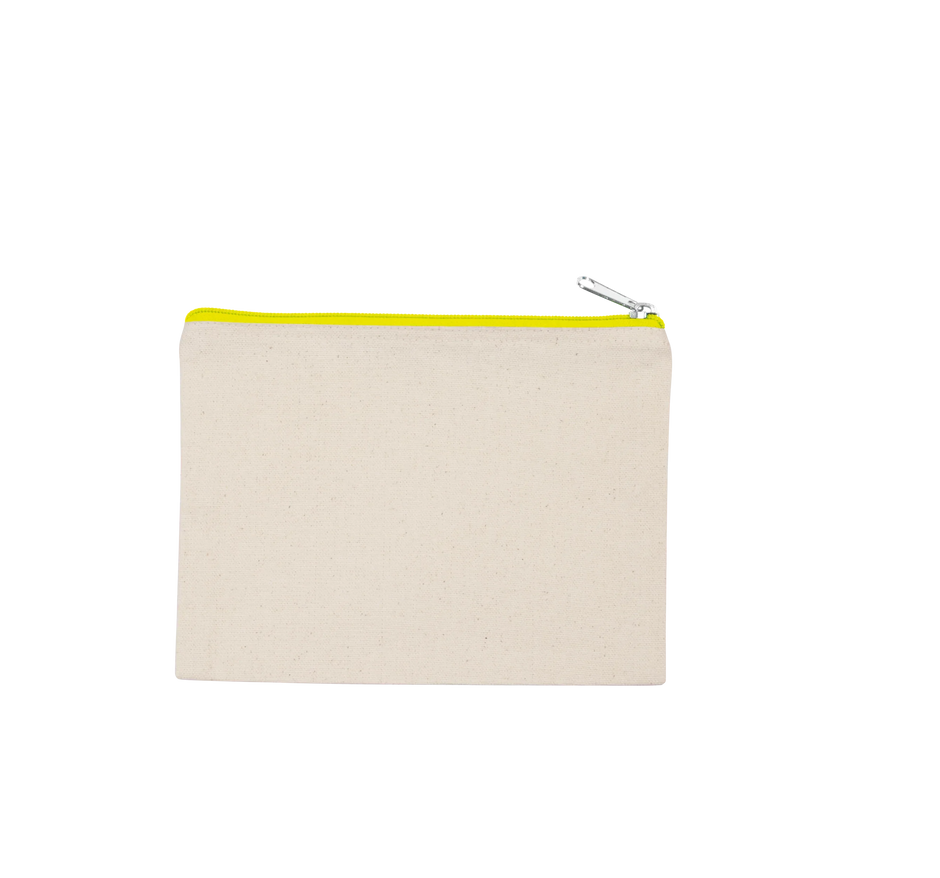 KI0721 - Pochette en coton canvas - modèle moyen - Occifloc