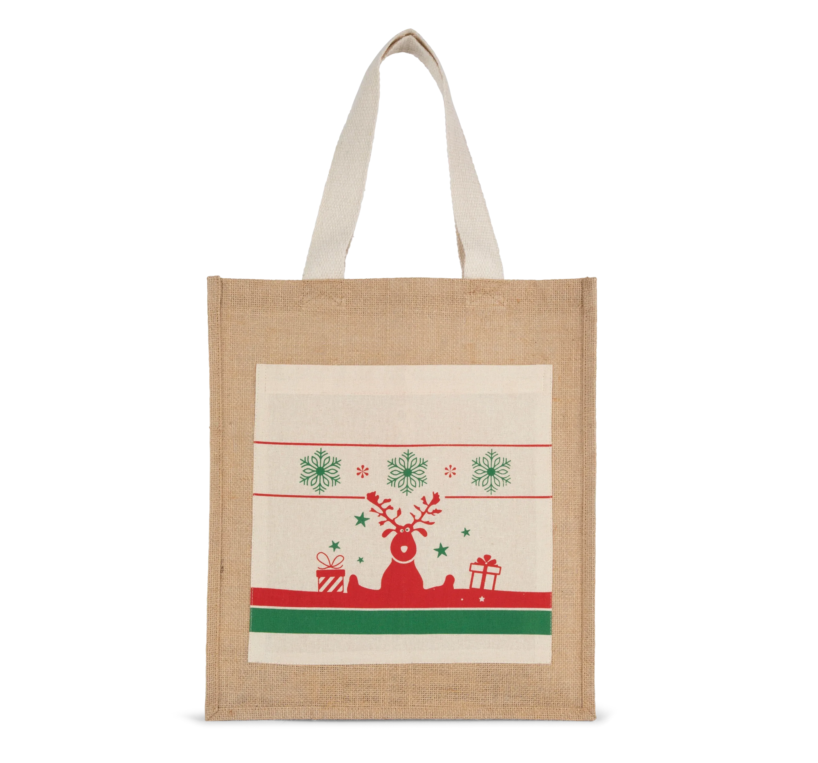 KI0732 - Sac shopping avec motifs de Noël - Occifloc