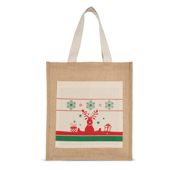 KI0732 - Sac shopping avec motifs de Noël - Occifloc