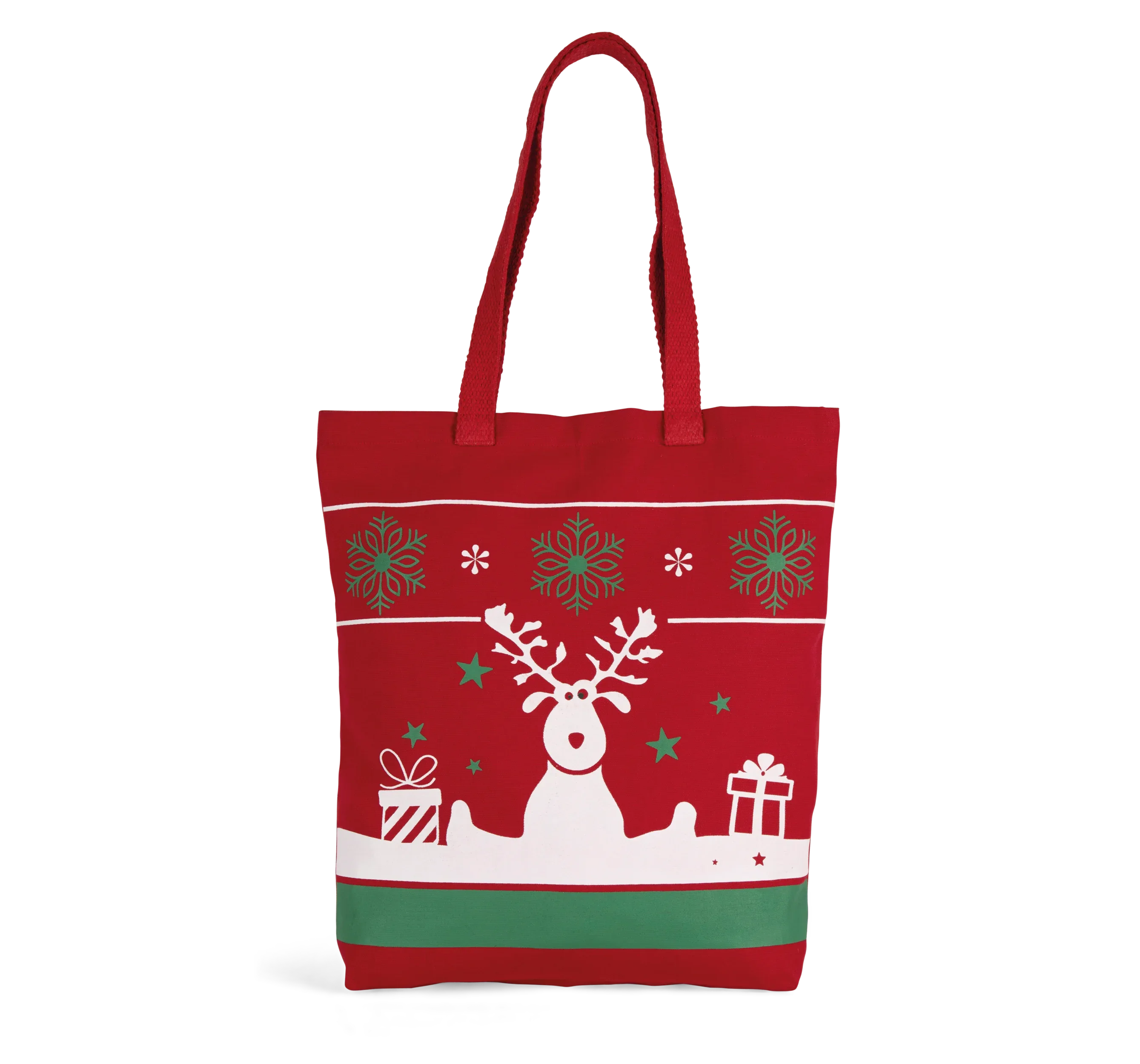 KI0733 - Sac shopping avec motifs de Noël - Occifloc