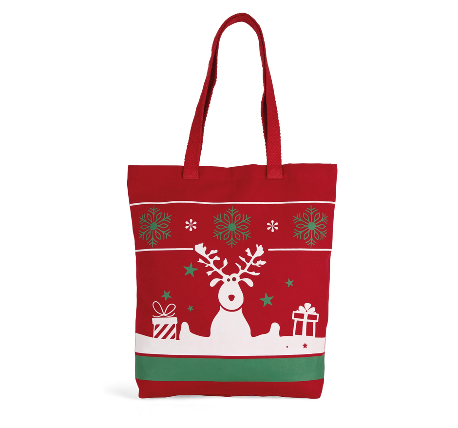 KI0733 - Sac shopping avec motifs de Noël - Occifloc