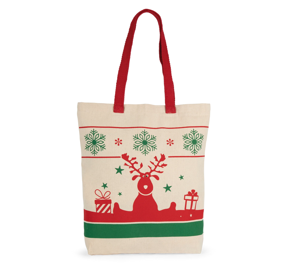 KI0733 - Sac shopping avec motifs de Noël - Occifloc