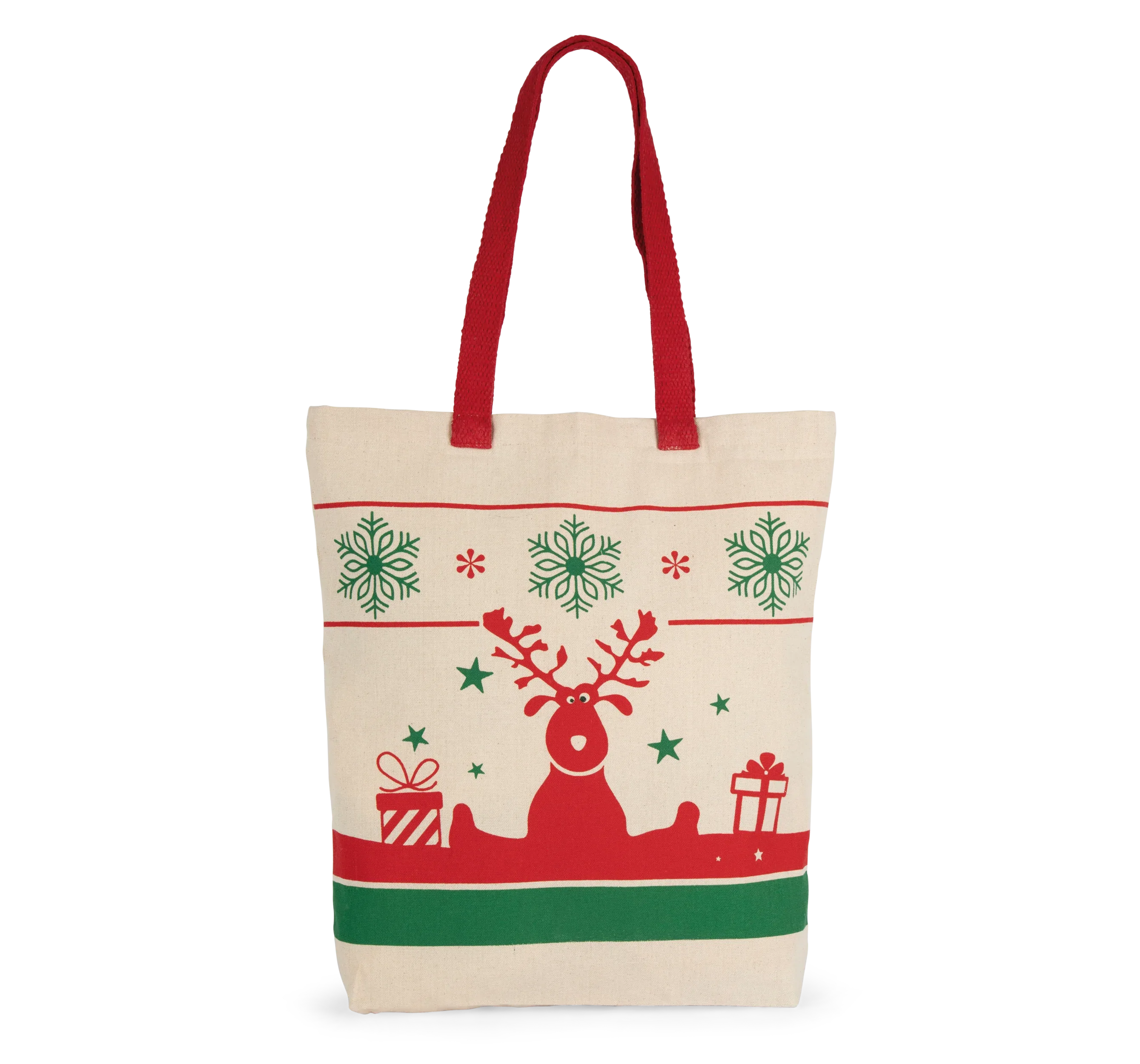 KI0733 - Sac shopping avec motifs de Noël - Occifloc
