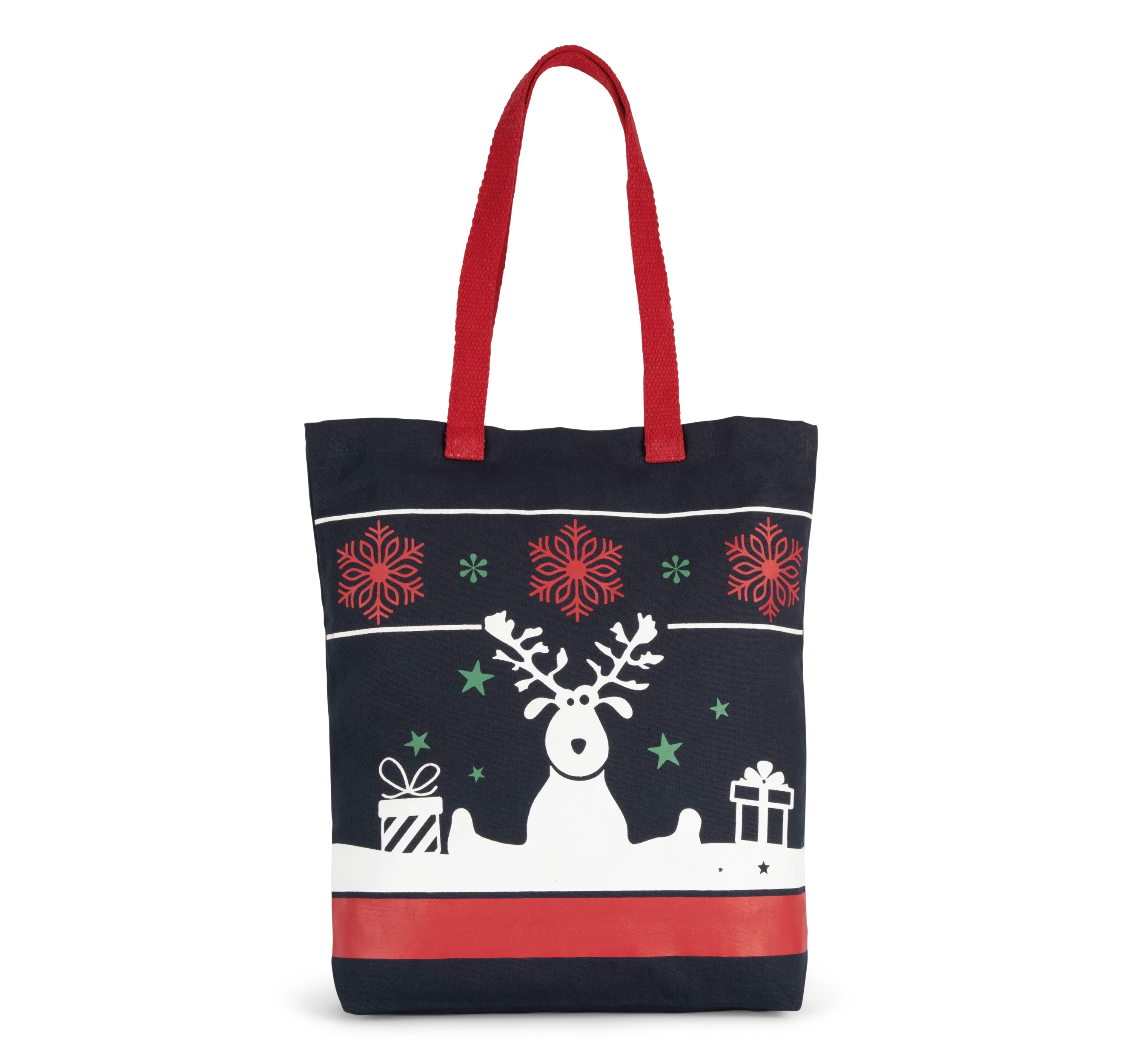 KI0733 - Sac shopping avec motifs de Noël - Occifloc