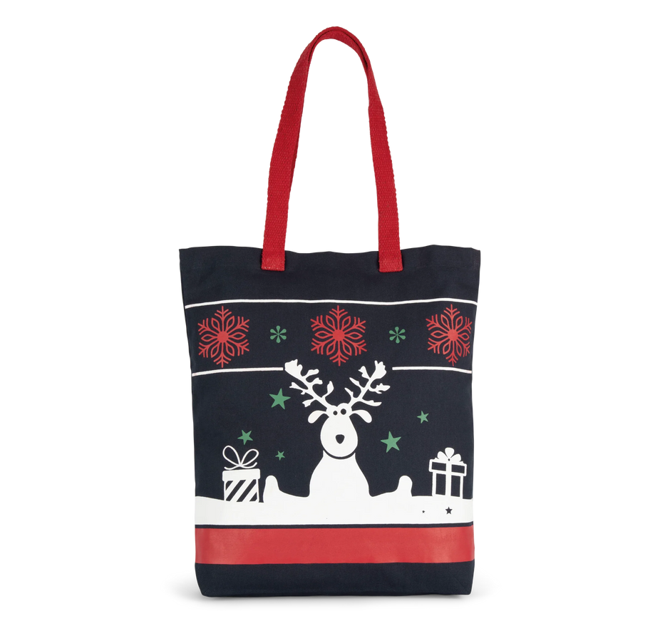 KI0733 - Sac shopping avec motifs de Noël - Occifloc