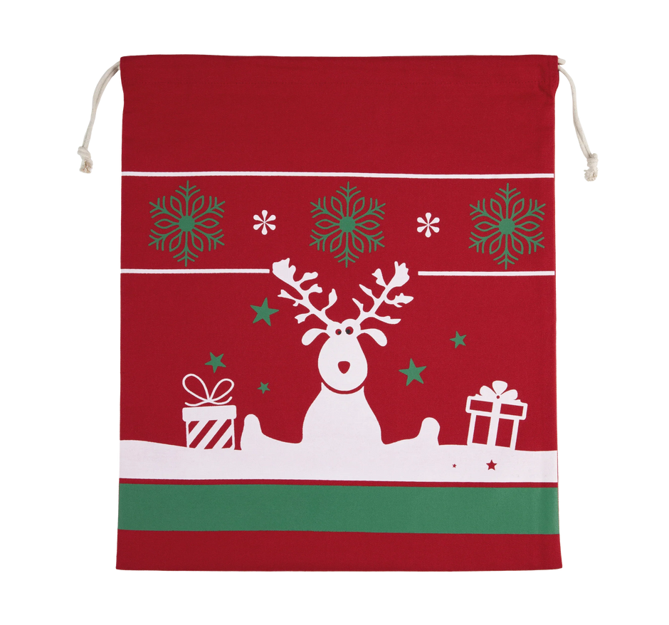 KI0735 - Sac avec cordon motifs de Noël - Occifloc