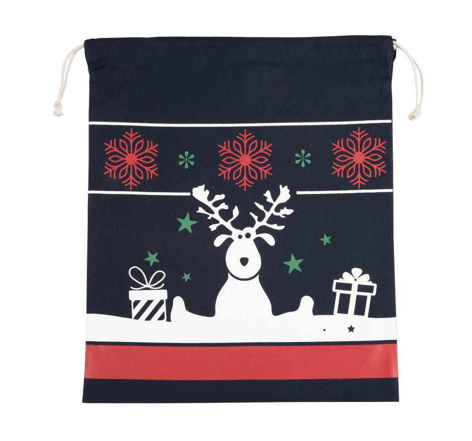 KI0735 - Sac avec cordon motifs de Noël - Occifloc