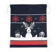 KI0735 - Sac avec cordon motifs de Noël - Occifloc