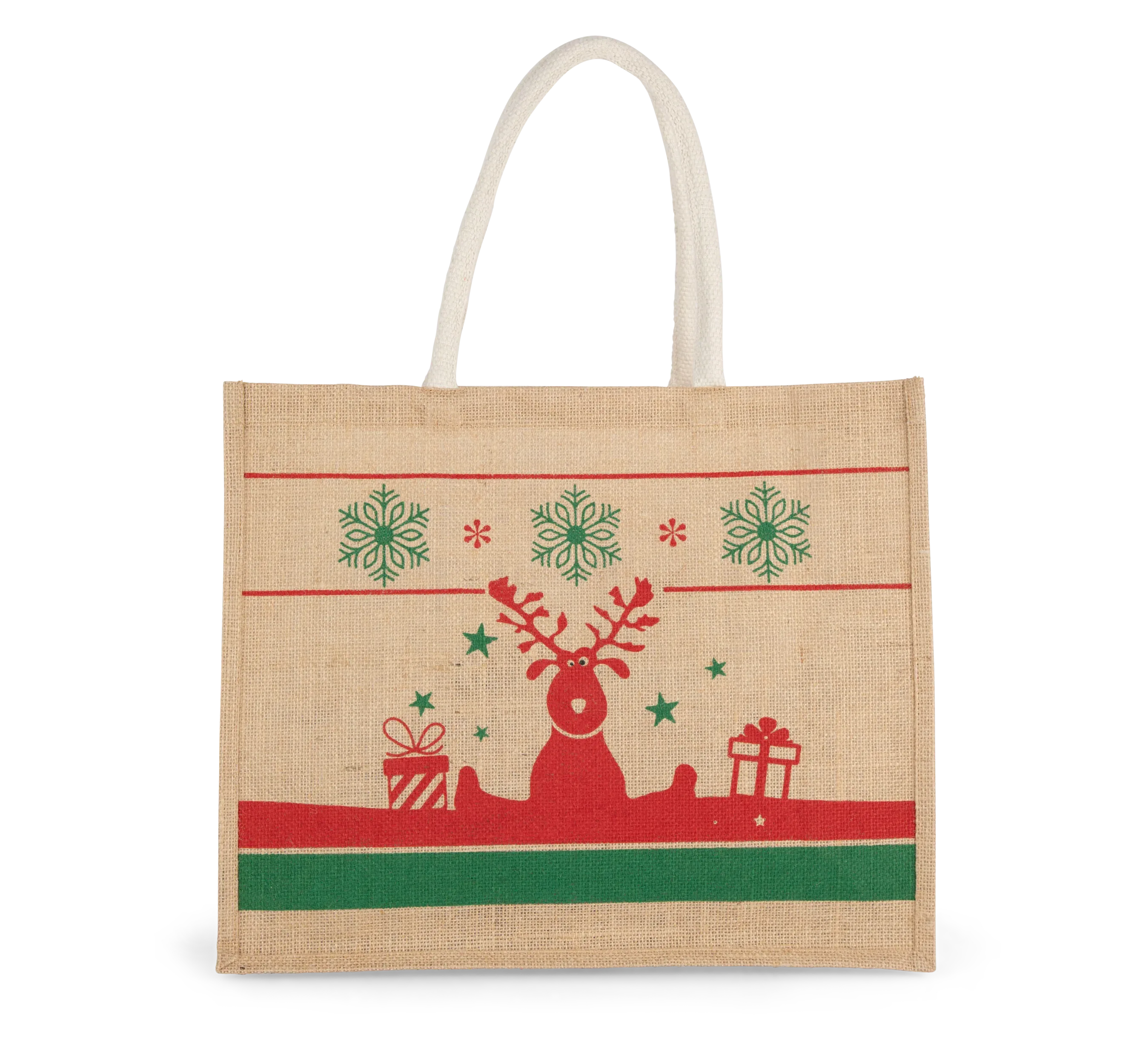 KI0736 - Sac shopping avec motifs de Noël - Occifloc