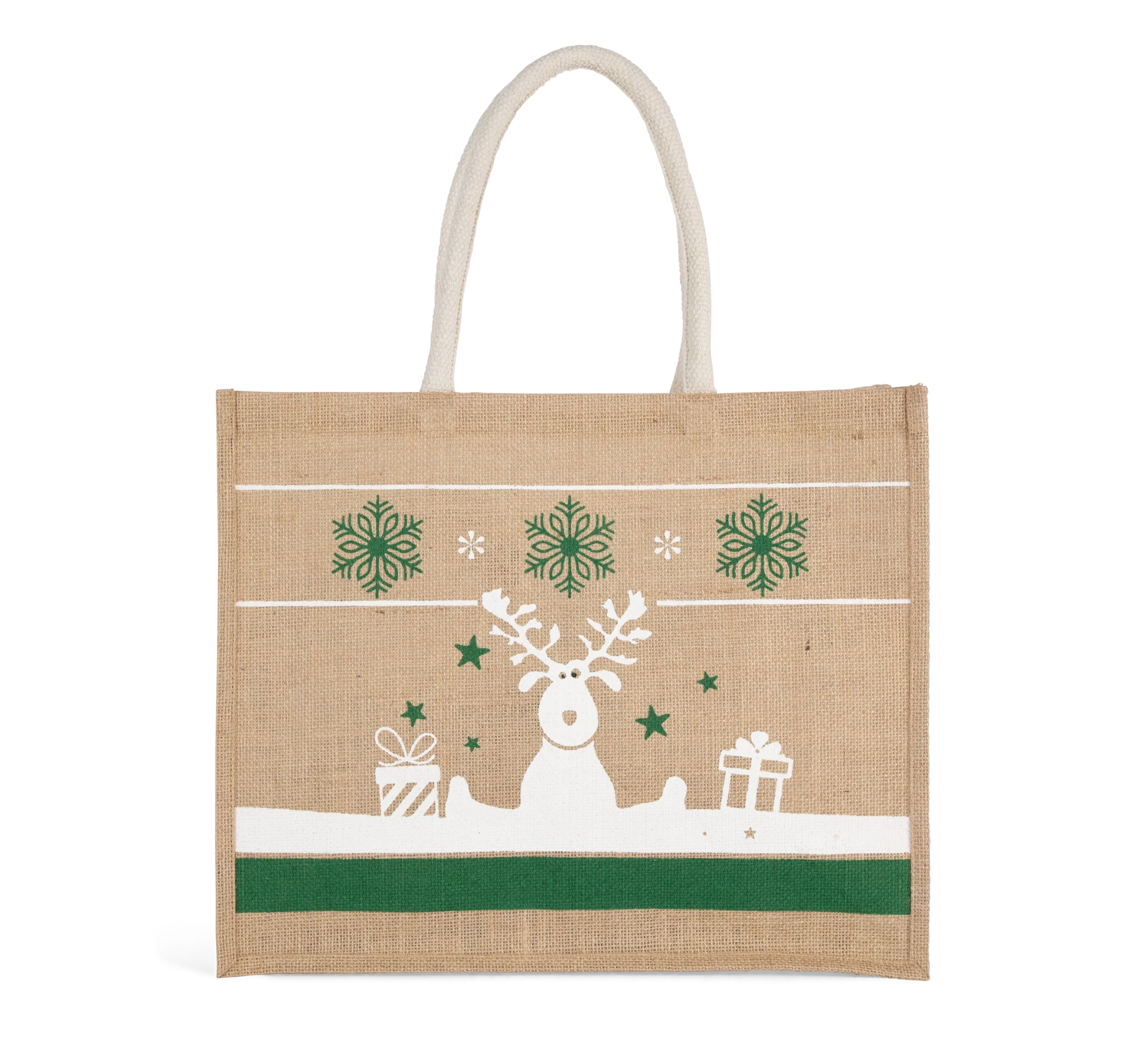 KI0736 - Sac shopping avec motifs de Noël - Occifloc