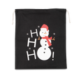 KI0745 - Sac coton à cordon motif bonhomme de neige - Occifloc